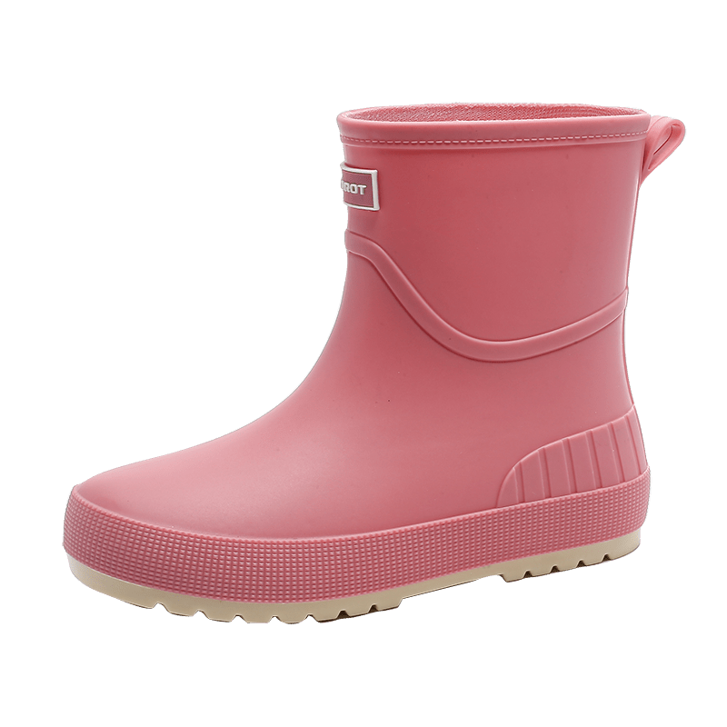 Women's Waterproof Non slip Rain Boots Wear Resistant Short Boots
