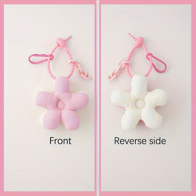 Sweet Cartoon Sun Flower Keychain DIY Bag Pendant Accessory
