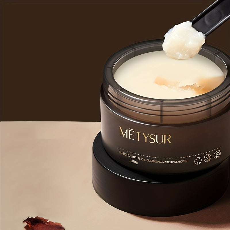 Rose Essence Makeup Remover Balm for Women - Deep Cleansing Pores