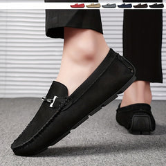 Men's Horsebit Loafer Shoes Casual Slip On Moc Toe Shoes