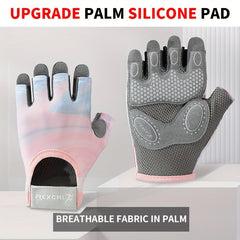 Breathable Half Finger Fitness Gloves for Men & Women