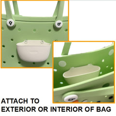 Rubber Beach Bag Organizer Pockets for Summer Fun