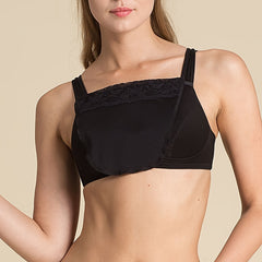 4pcs Lace Chest Cover Anti Peep Clip-on Breast Cover
