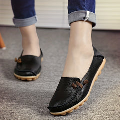 Women's Comfy Flat Loafers Soft Slip On Shoes Casual Flats