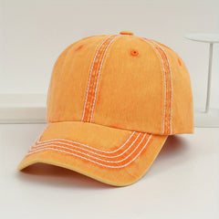 Vintage Washed Denim Trucker Cap for Women