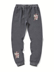 Men's Drawstring Sweatpants With Pockets Loose Casual Jogger Pants