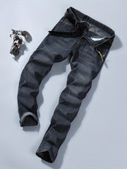 Men's Distressed Medium Stretch Denim Pants