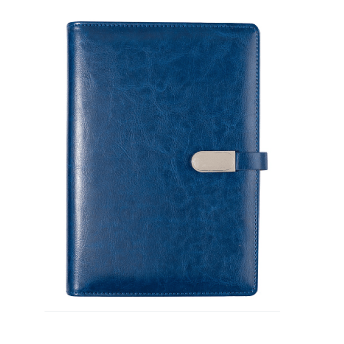 Refillable A5 PU Leather Notebook Binder Cover 6 Ring Magnetic Closure