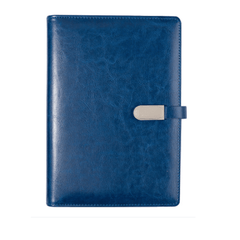 Refillable A5 PU Leather Notebook Binder Cover 6 Ring Magnetic Closure