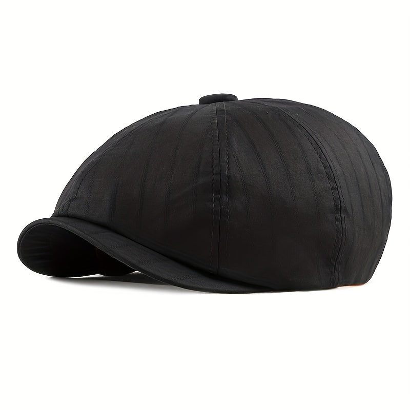 Newsboy Hat Men Outdoor Casual Sunshade Beret British Retro Octagonal Hat