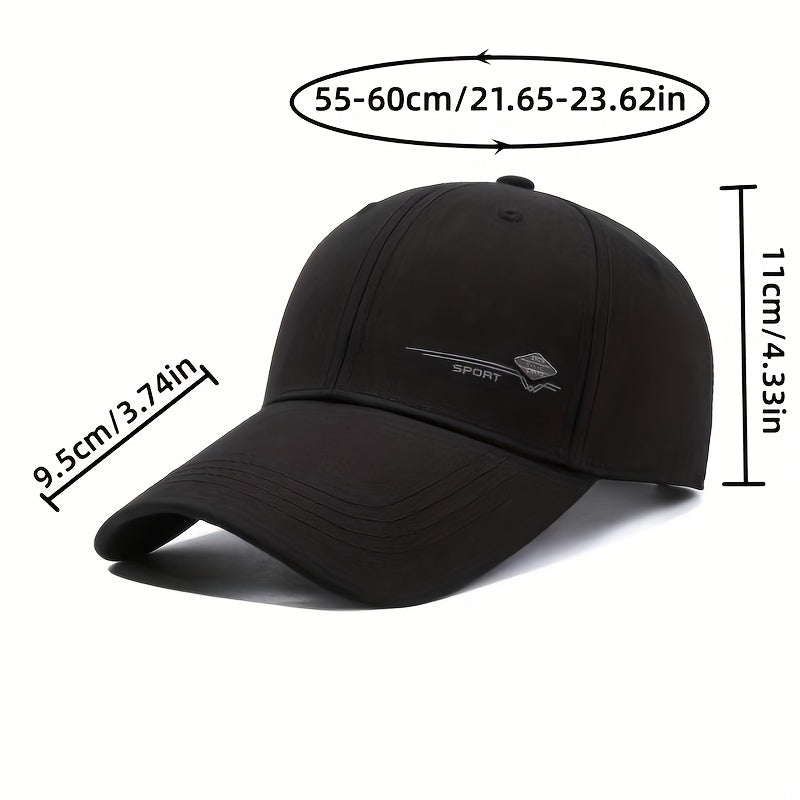 Unisex Sunshade Long Brim Baseball Cap for Outdoor Sport