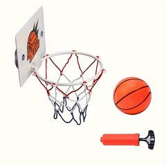 Mini Basketball Stand Set with Ball & Pump for Home & Office Fun