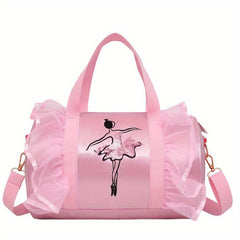 Girls Ballet Dance Duffel Shoes Dancewear Handbag Tote Bag