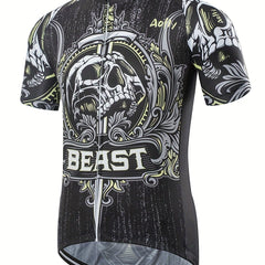 Men's Quick Dry Cycling Jersey with Rear Pocket