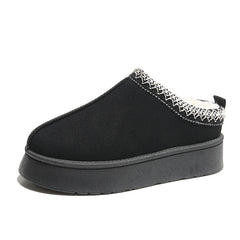 Women's Plush Lined Snow Boots Slip On Winter Ankle Boots