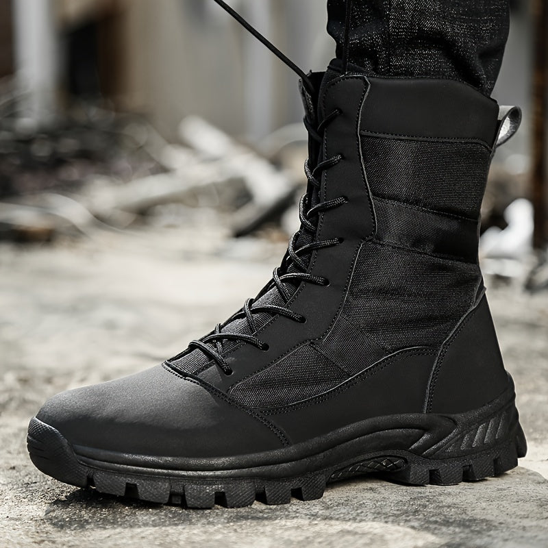 Men's High Top Tactical Work Boots Non Slip Durable Boots