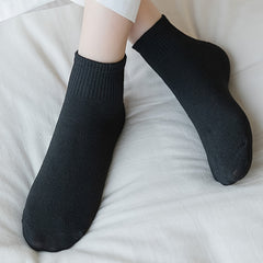 10 Pairs Solid Socks Women's Stockings & Hosiery
