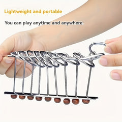 Metal Loop Puzzle Brain Teaser Game for Cognitive Skills Development