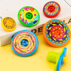 6pcs Five Tops 1 Launcher Kids Toy Various Gameplay Colorful Layer Spin