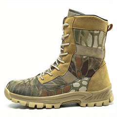 Men's Camo Hiking Shoes High Top Breathable Non Slip