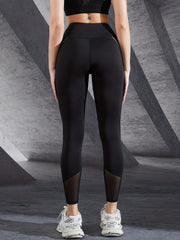 Women's Mesh Sports Leggings for Stylish Workouts