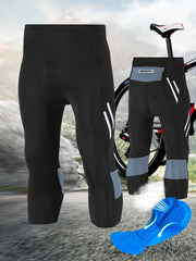 Men's Cycling Pants Padded Quick Dry Leggings Trousers