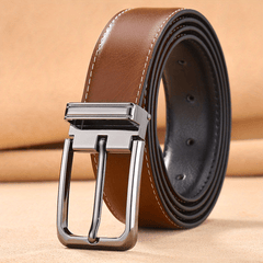 Leather Buckle Men's Comfortable Classic Belt For Occasions