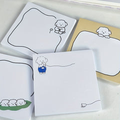 Line Puppy Postit Sticky Notes High Appearance, Tearability