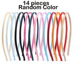 14pcs Invisible Hair Hoop Headwear Hair Accessories For Girls