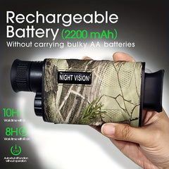 Rechargeable 8x Zoom Camouflage Night Vision Goggles