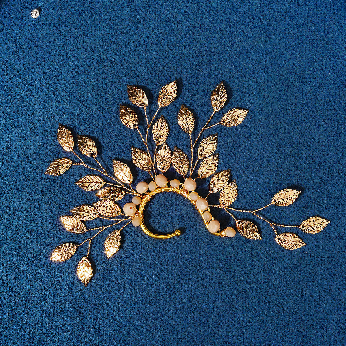 Vintage No Ear Hole Crystal Ear Bone Clip Ear Jewelry