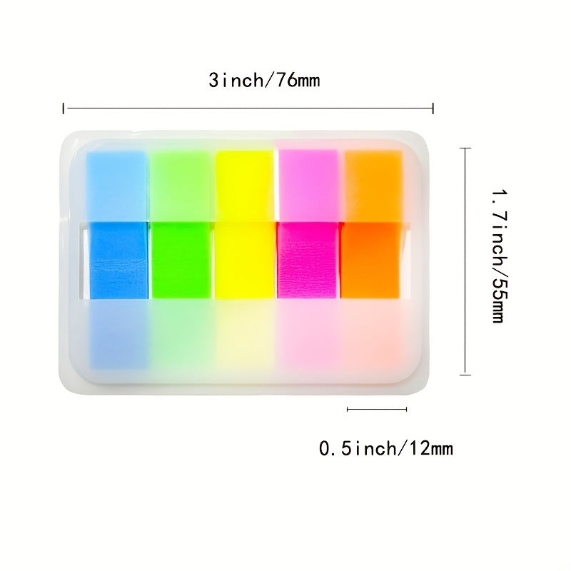 500 Sheets Transparent Sticky Notes 5 Pack