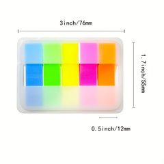 500 Sheets Transparent Sticky Notes 5 Pack