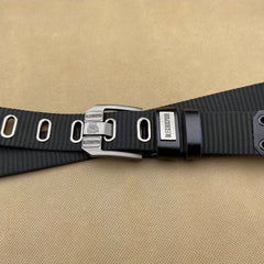 Men's Flat Hole Alloy Pin Buckle Nylon Belt