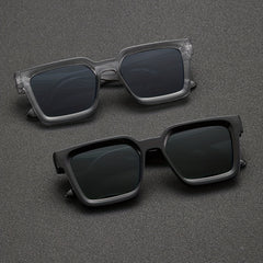 2 Pairs Men's Square Frame Sunglasses UV Protection
