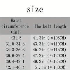 Leather Belt Men's Casual Business Jeans Belt
