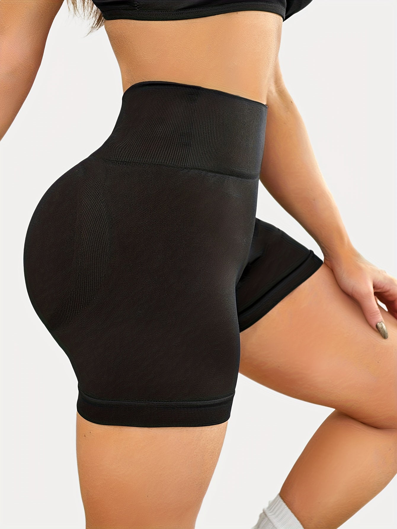 Seamless High Waisted Yoga Shorts for Women
