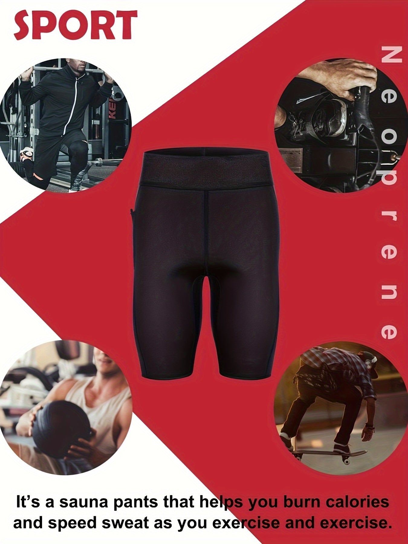 Men's High Elastic Compression Shorts for All Sports & Activities