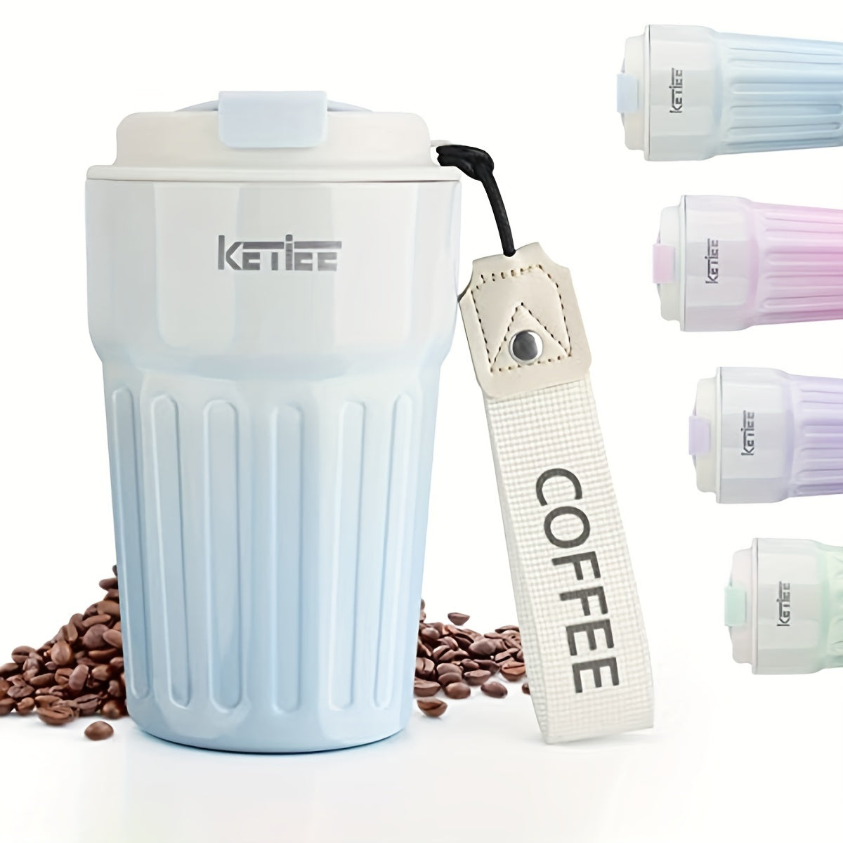 450ml Insulated Stainless Steel Coffee Cup for Outdoor Travel