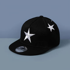 Kids Pentagram Embroidery Baseball Cap Sun Protection Sunshade Hip Hop Hat