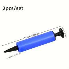 2pcs Small Balloon Pumps Hand Push Balloon Pumps Party Balloon Tool