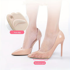 2pcs Anti Slip High Heel Insoles Gel Forefoot Inserts