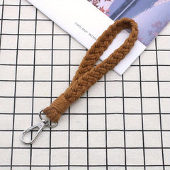 Hand-woven Rope Keychain Bracelet for Girls