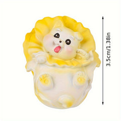 Vegetable Dog Mini Ornament Cartoon Animal Doll Desktop Decoration