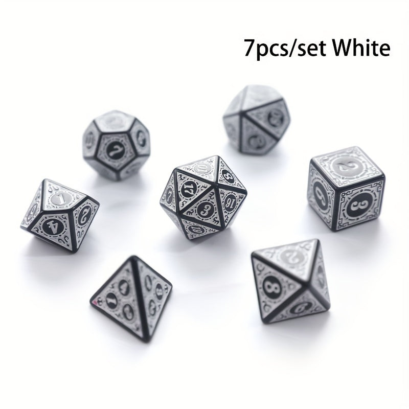 Antique Pattern Number Board Game Collection Dice