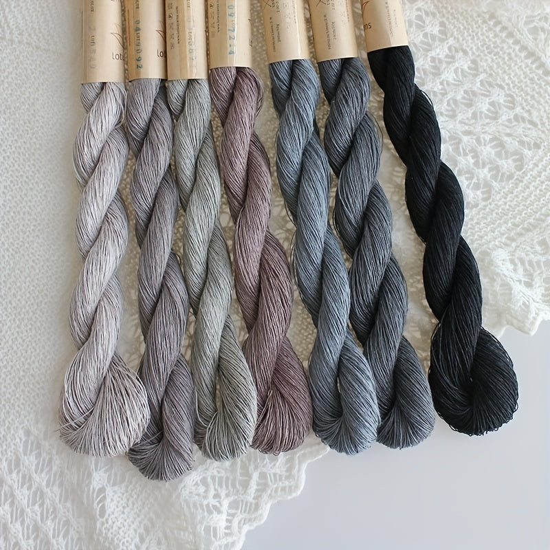 Natural Linen Lace Weight Yarn for Summer Garments