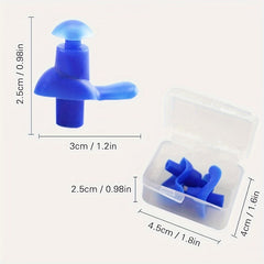 Silicone Spiral Waterproof Earplugs Noise Canceling Water Sports Swimming Access