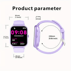 Advanced Touch Screen Sports Smart Watch with Wireless Call Answer