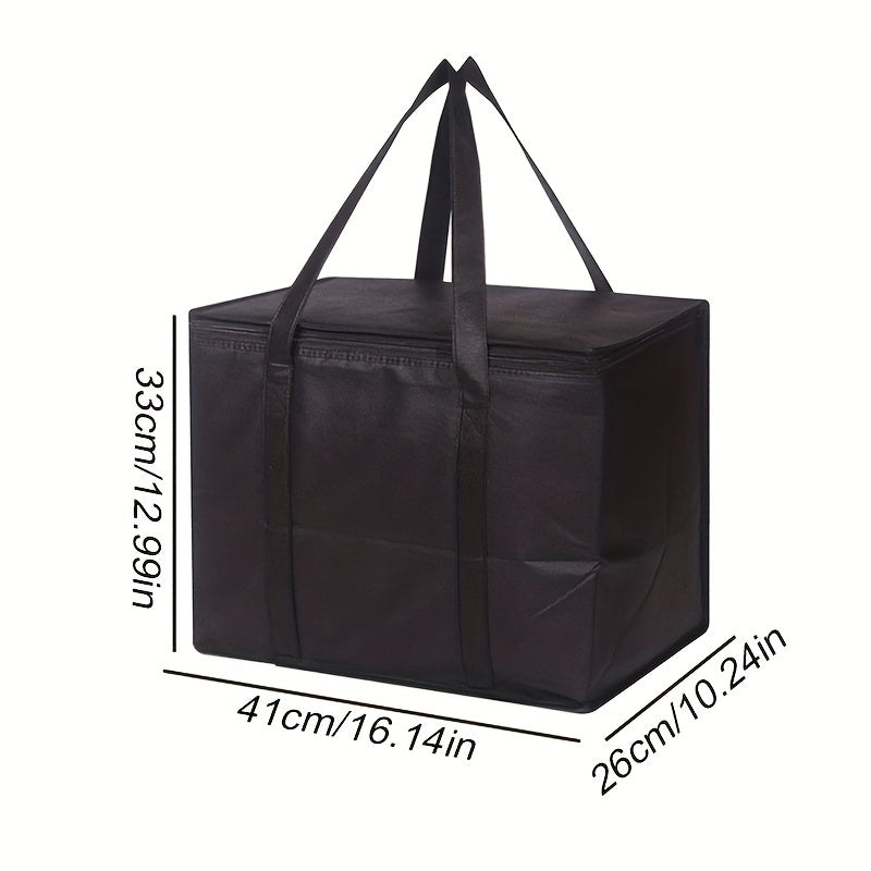 Foldable Reusable Insulated Grocery Tote Bag with Aluminum Foil