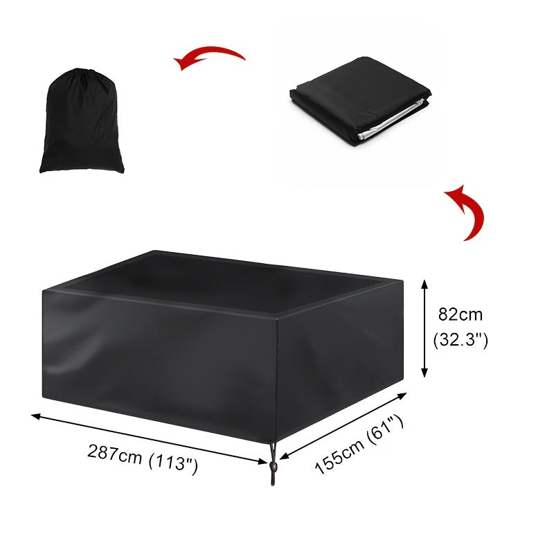 Waterproof 210D Oxford Cloth Billiard Table Cover - Fits 7 8 9ft Tables